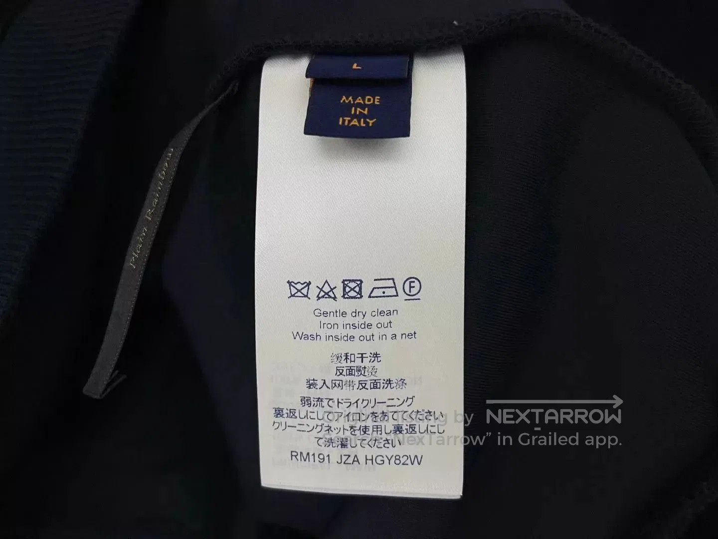 Louis Vuitton Black Velour Bomber Jacket with Patterned Accents. Size US L / EU 52-54 / 3 - 2 Thumbnail