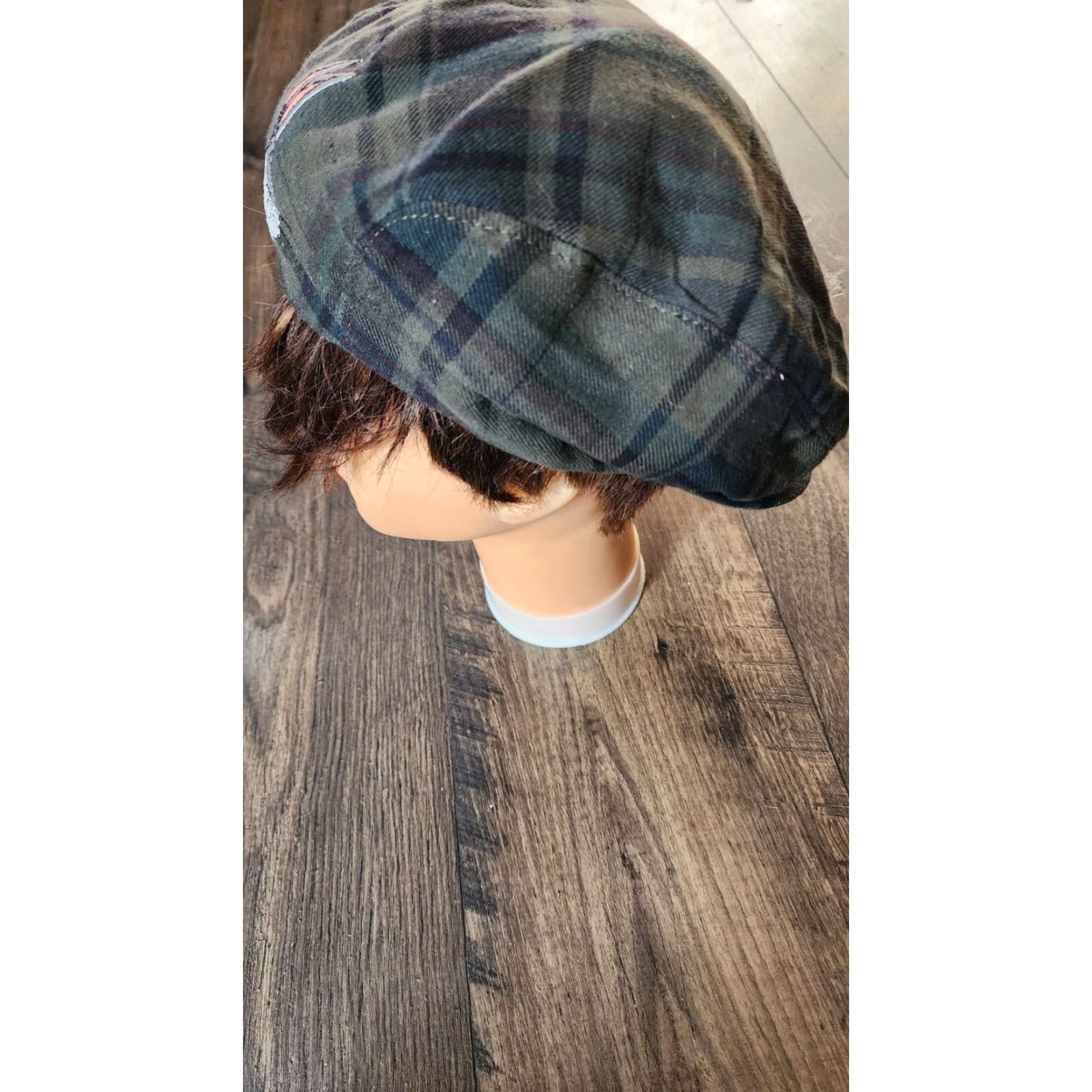 Vintage VINTAGE 90s Warner Bros Looney Tunes Golf Newsboy Hat Blue L Adult Mens Size ONE SIZE - 3 Thumbnail