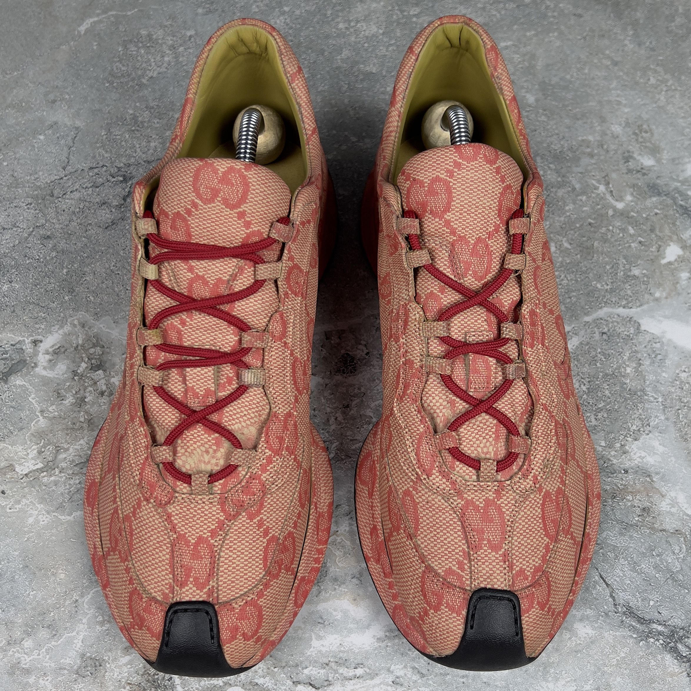Gucci Gucci Run GG Supreme Monogram Trainers Sneakers Leather Size US 10 / EU 43 - 5 Thumbnail