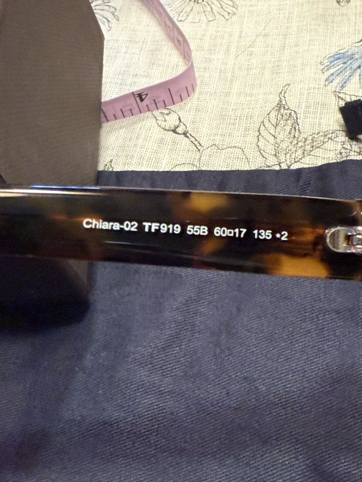 Tom Ford Tom Ford Tortoise Chiara Sunglasses Size ONE SIZE - 5 Thumbnail