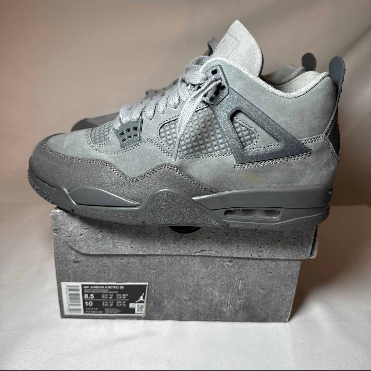 Jordan Brand × Nike Size 8.5 - Nike Air Jordan 4 Retro SE Wet Cement Men's Shoes Size US 8.5 / EU 41-42 - 8 Thumbnail