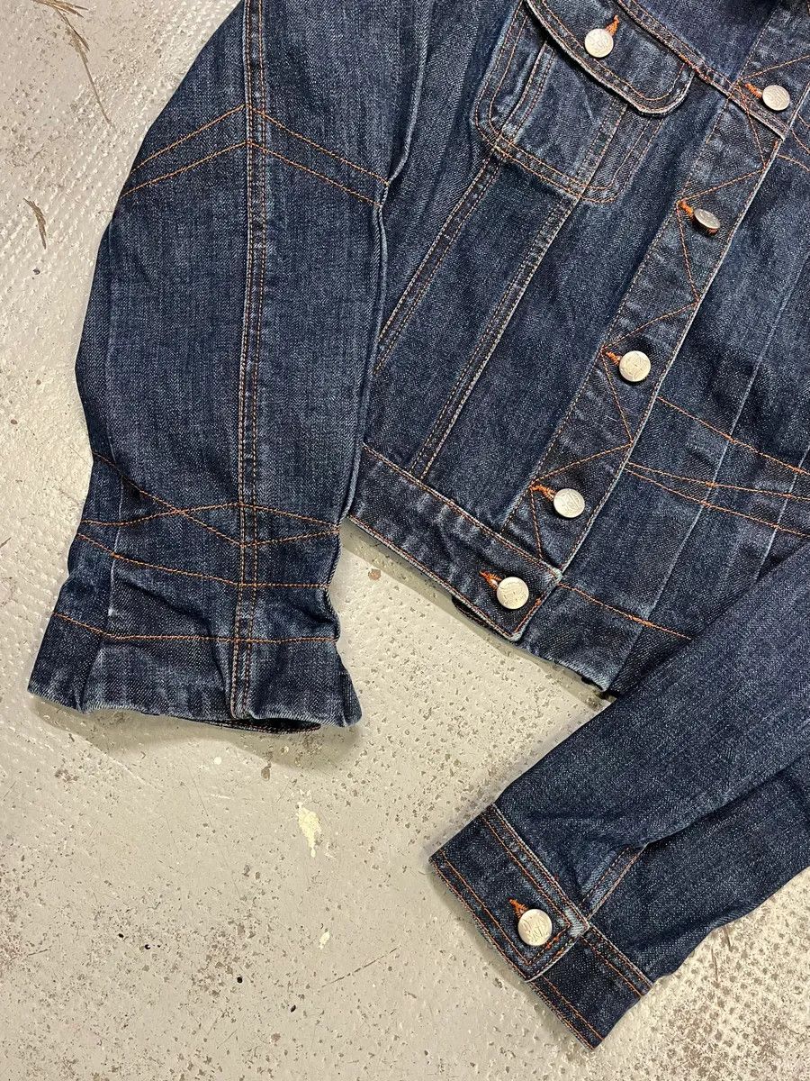 Jean Paul Gaultier 2000s Jean Paul Gaultier Type 1 Asymmetrical Denim Jacket Size M / US 6-8 / IT 42-44 - 6 Thumbnail