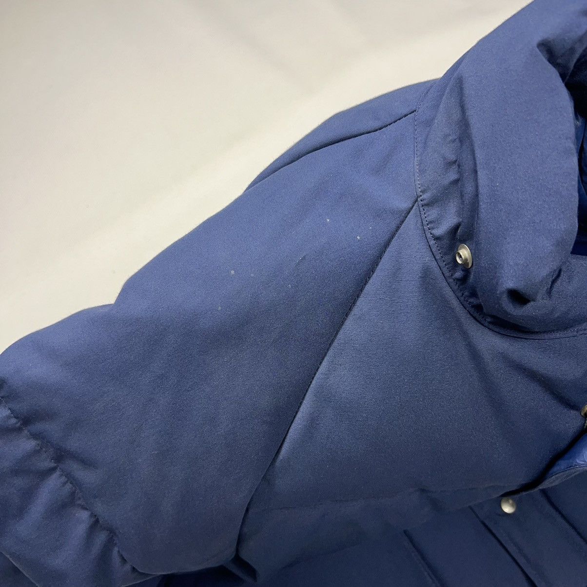 Vintage VTG 10X Down Jacket Blue Puffer Coat Zip Pocket Work Retro Size US XL / EU 56 / 4 - 21 Thumbnail