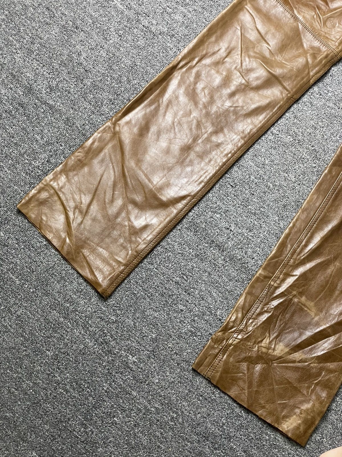 Leather × Tommy Hilfiger × Vintage Tommy Hilfiger Genuine Leather Pants (114) Size US 28 / EU 44 - 2 Thumbnail