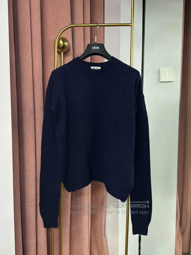 Acne Studios Acne Studios Navy Blue Wool Sweater Size XXS / US 00 / IT 34 - 1 Thumbnail