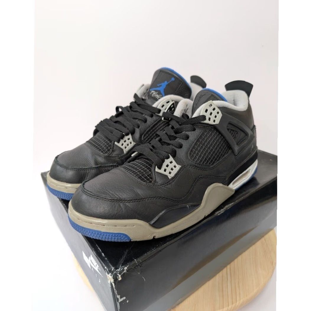 Jordan Brand Nike Jordan 4 Retro Motorsports Alternate 2017 Mens 12 Black Authentic Rep Box Size US 9 / EU 42 - 3 Thumbnail