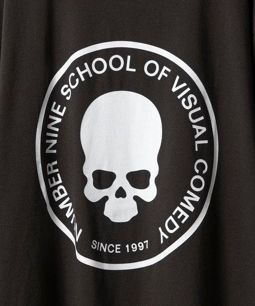 Number (N)ine number nine SCHOOL OF VISUAL COMEDY T-SHIRT charcoal Size US L / EU 52-54 / 3 - 2 Thumbnail