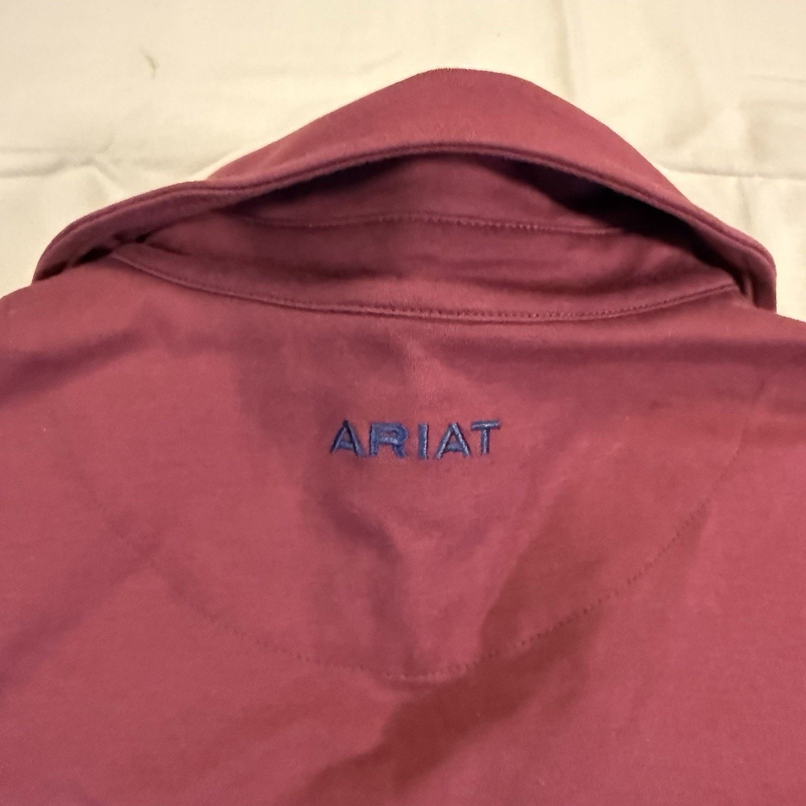 Ariat Ariat Wrinkle Free Polo Performance Mens Size Large Maroon Size US L / EU 52-54 / 3 - 9 Thumbnail