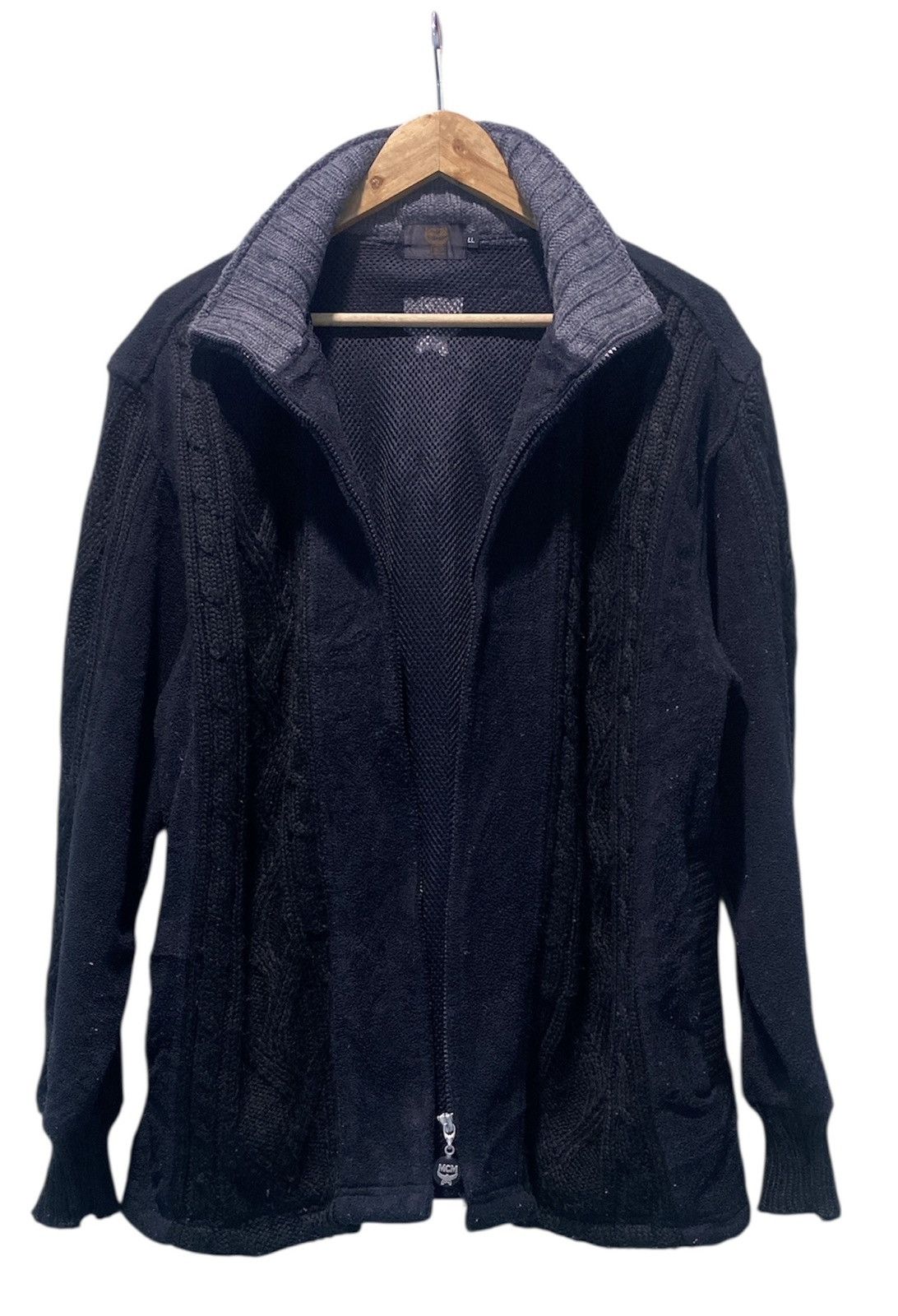 MCM MCM knitted Fleece Jacket Size US L / EU 52-54 / 3 - 3 Thumbnail