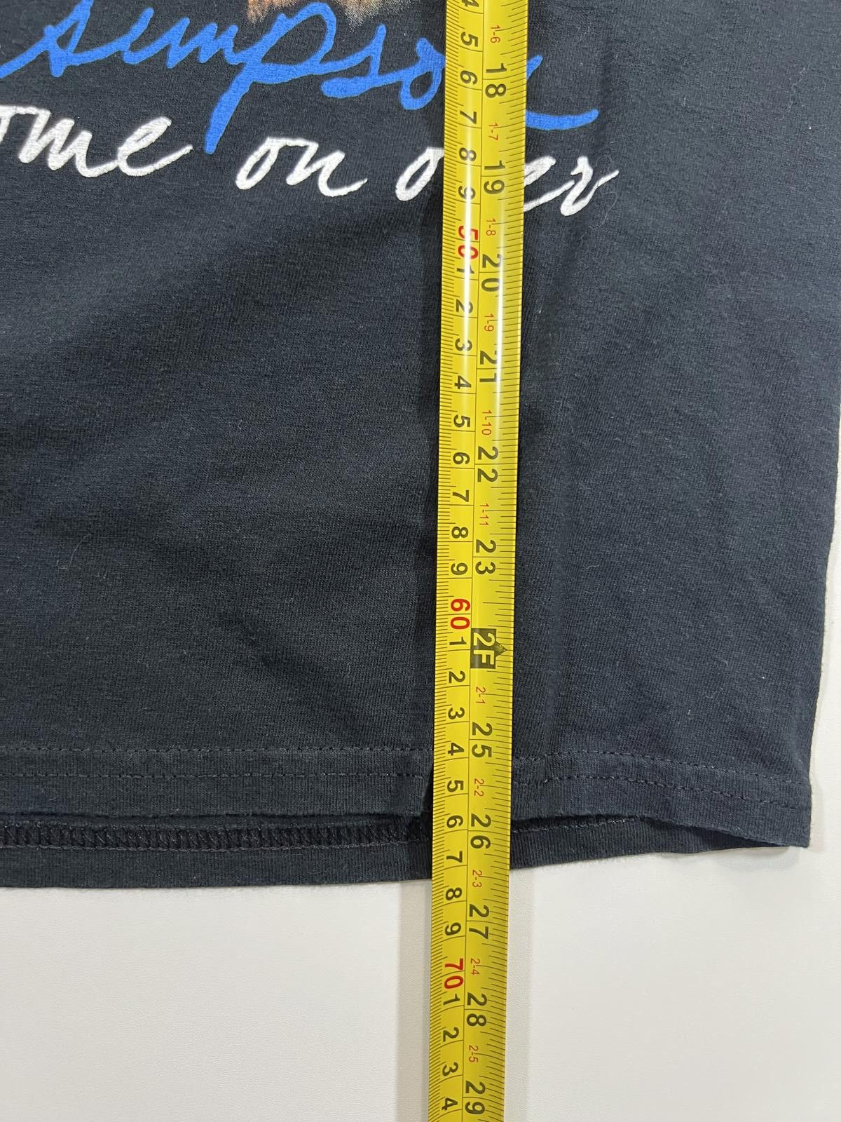 Gildan 2008 Jessica Simpson Come On Over Black Graphic T-Shirt Size S / US 4 / IT 40 - 4 Thumbnail