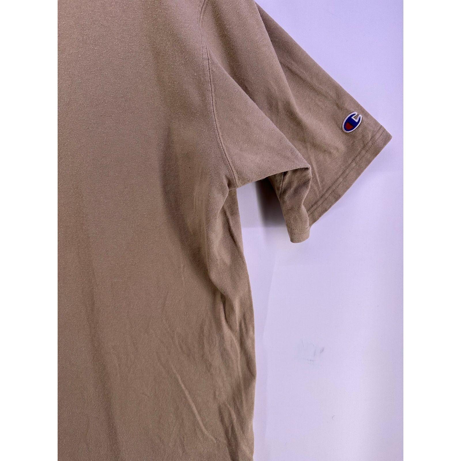Champion Champion Plain Brown Tshirt Size XL Size US XL / EU 56 / 4 - 7 Thumbnail