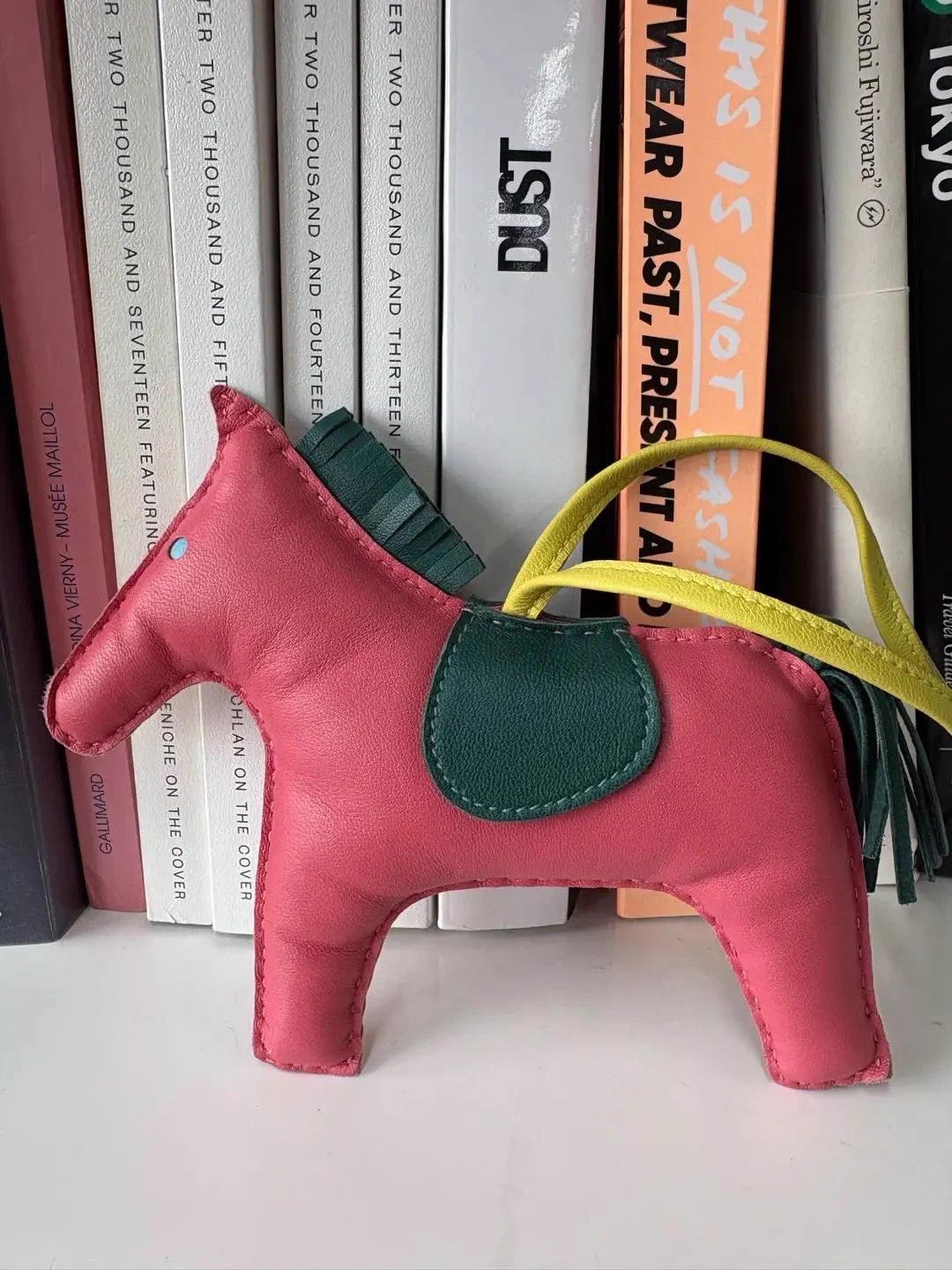 Hermes Hermes Pink Yellow Green Pony Charm C Stamp Size ONE SIZE - 4 Thumbnail