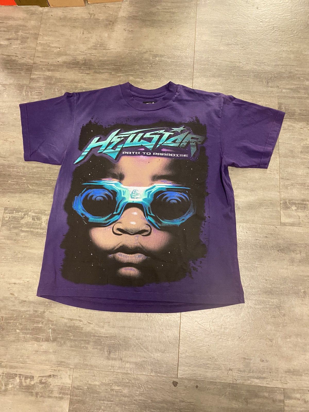 image of Hellstar Hell Star Goggles New Men’S Large in Purple, Men's