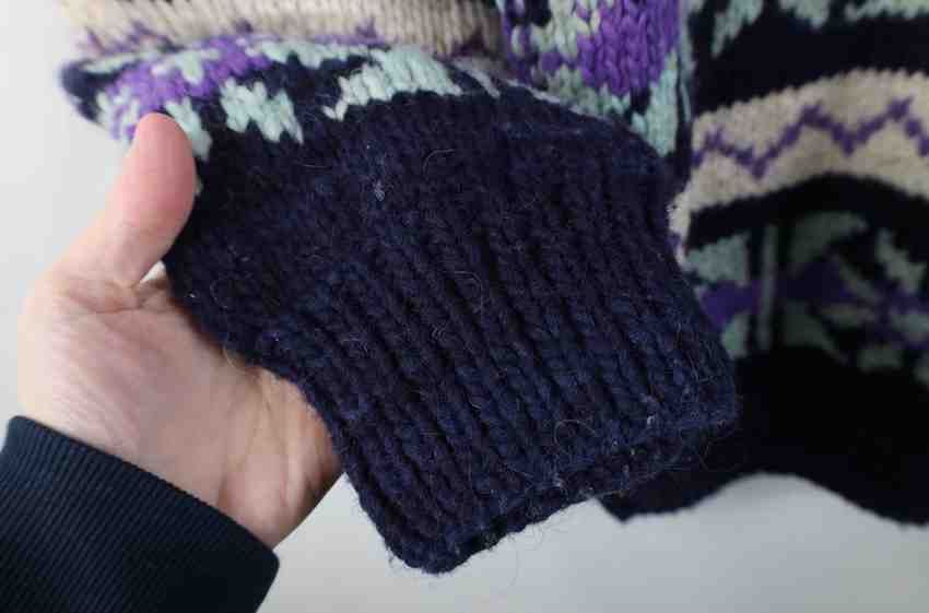 Vintage Vintage 50s 60s Cowichan Wool Knit Fair Isle Sweater Size US L / EU 52-54 / 3 - 5 Thumbnail