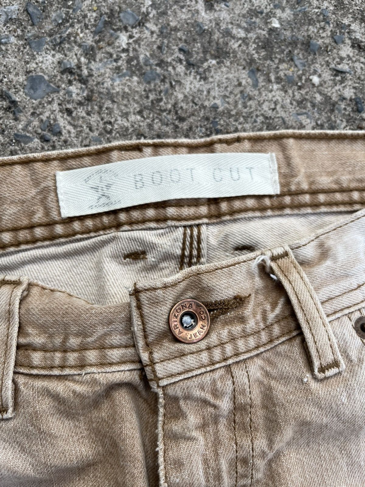 If Six Was Nine Distressed denim flare lag Grunge Style Size US 34 / EU 50 - 6 Thumbnail