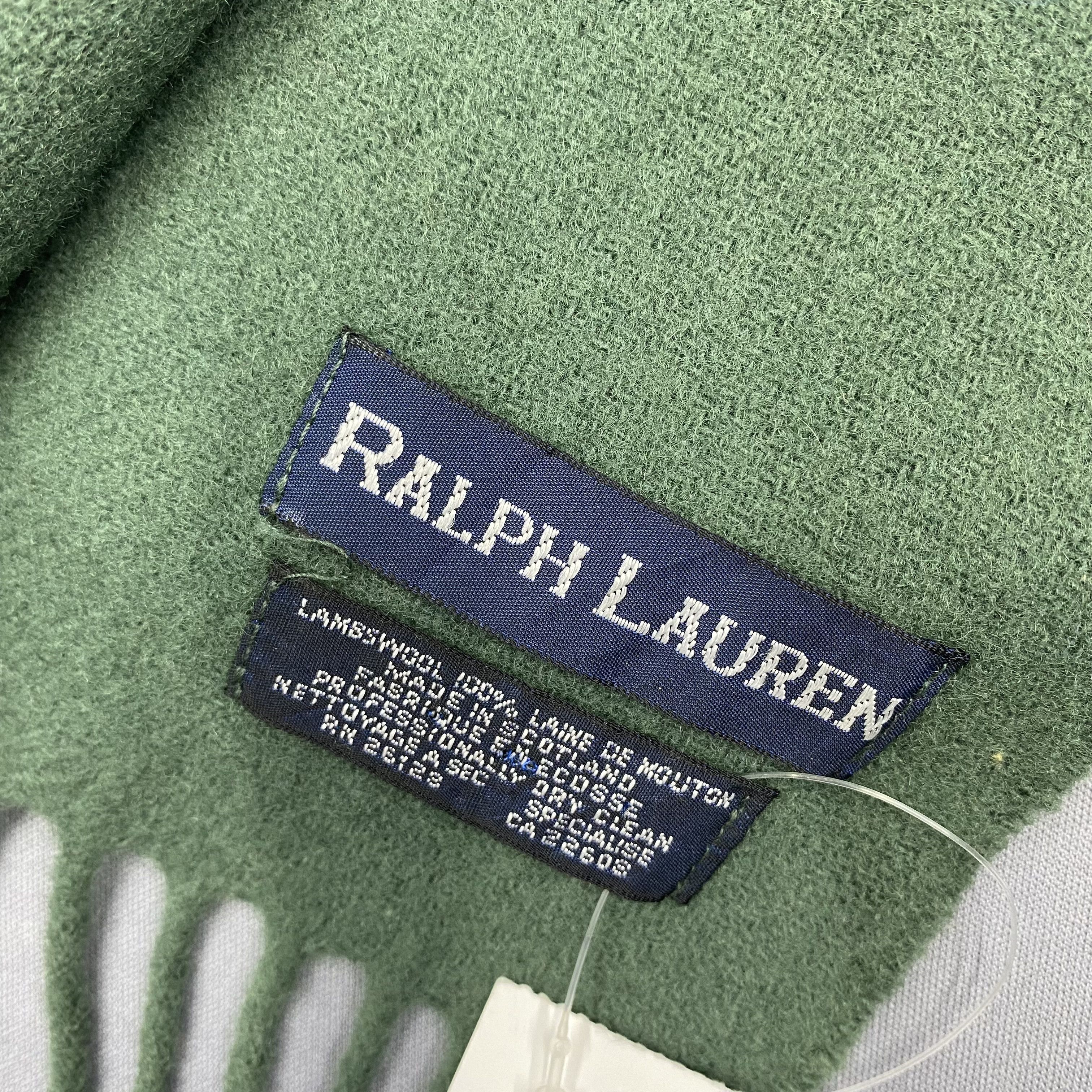 Polo Ralph Lauren Vintage Polo Ralph Lauren Scarf Muffler Wool Scarves Size ONE SIZE - 5 Thumbnail