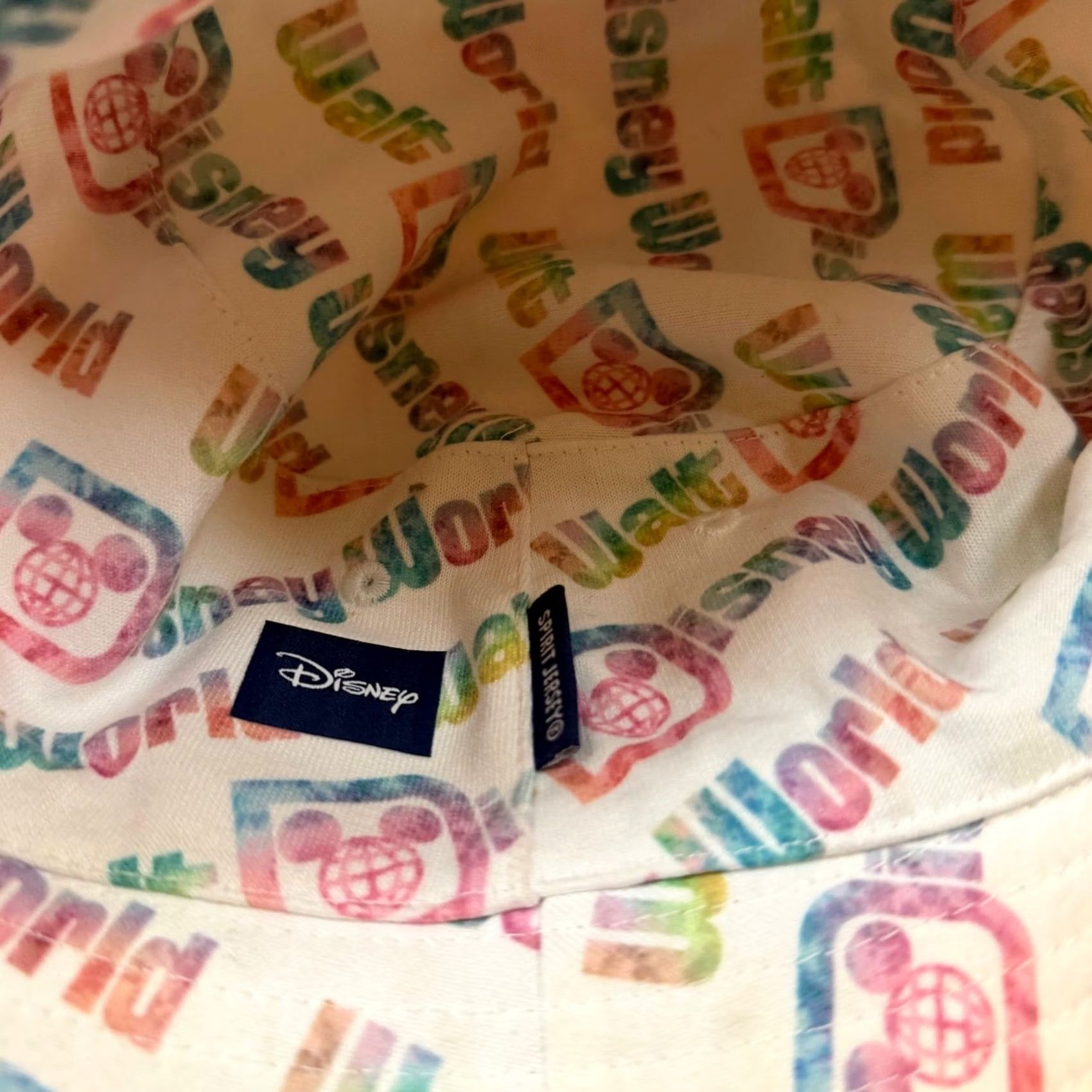 Disney Disney Spirit Jersey Bucket Hat Womens One Size Multicolor Tie Dye Reversible Size ONE SIZE - 7 Thumbnail
