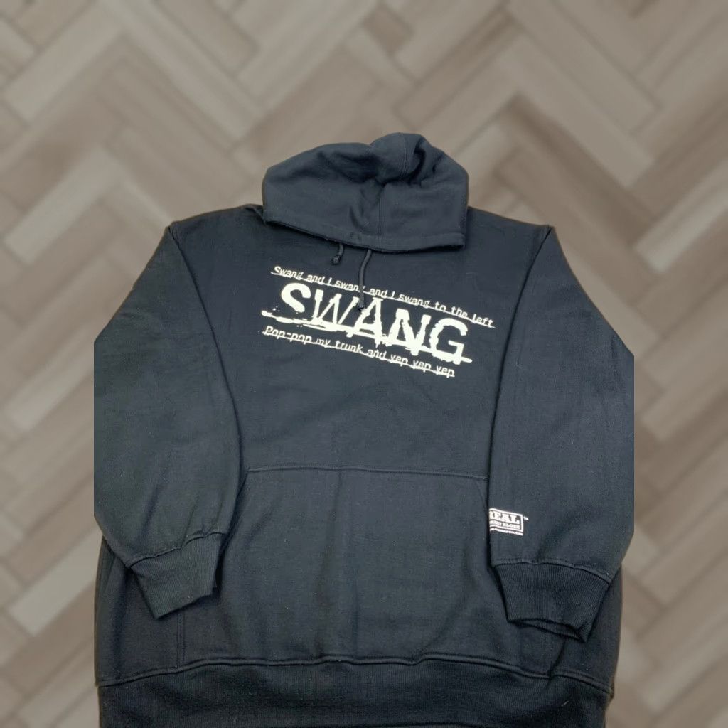 Vintage VINTAGE Swang Texas Rap Hoodie Mens 2XL Black DJ Screw Houston Slab 11342 Size US XXL / EU 58 / 5 - 1 Thumbnail