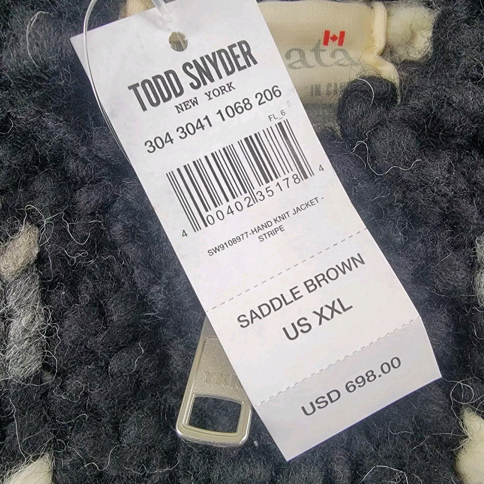 Todd Snyder Todd Snyder x Kanata Hand Knit Jacket Size US XXL / EU 58 / 5 - 10 Thumbnail