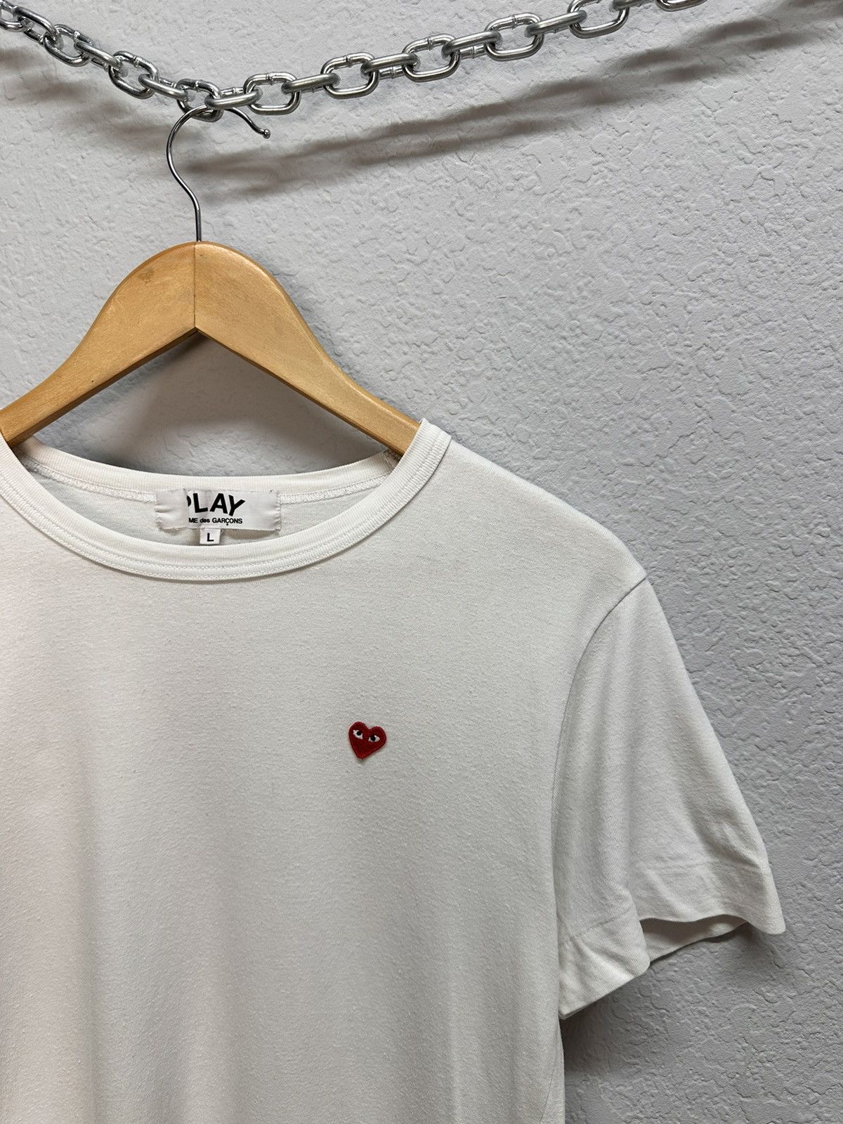 Comme des Garcons × Designer × Japanese Brand Comme Des Garcons Green Love Logo Tee Japan 🇯🇵 Size L / US 10 / IT 46 - 4 Thumbnail
