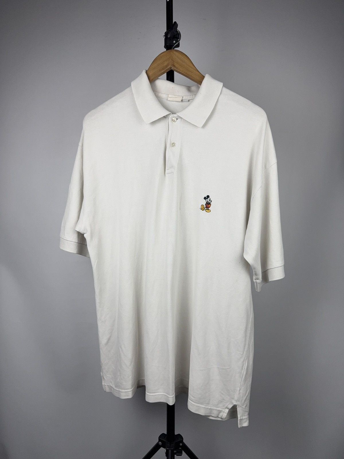 Disney 90s Vintage Disney Mickey Mouse Embroidered Polo Shirt Size US L / EU 52-54 / 3 - 1 Thumbnail