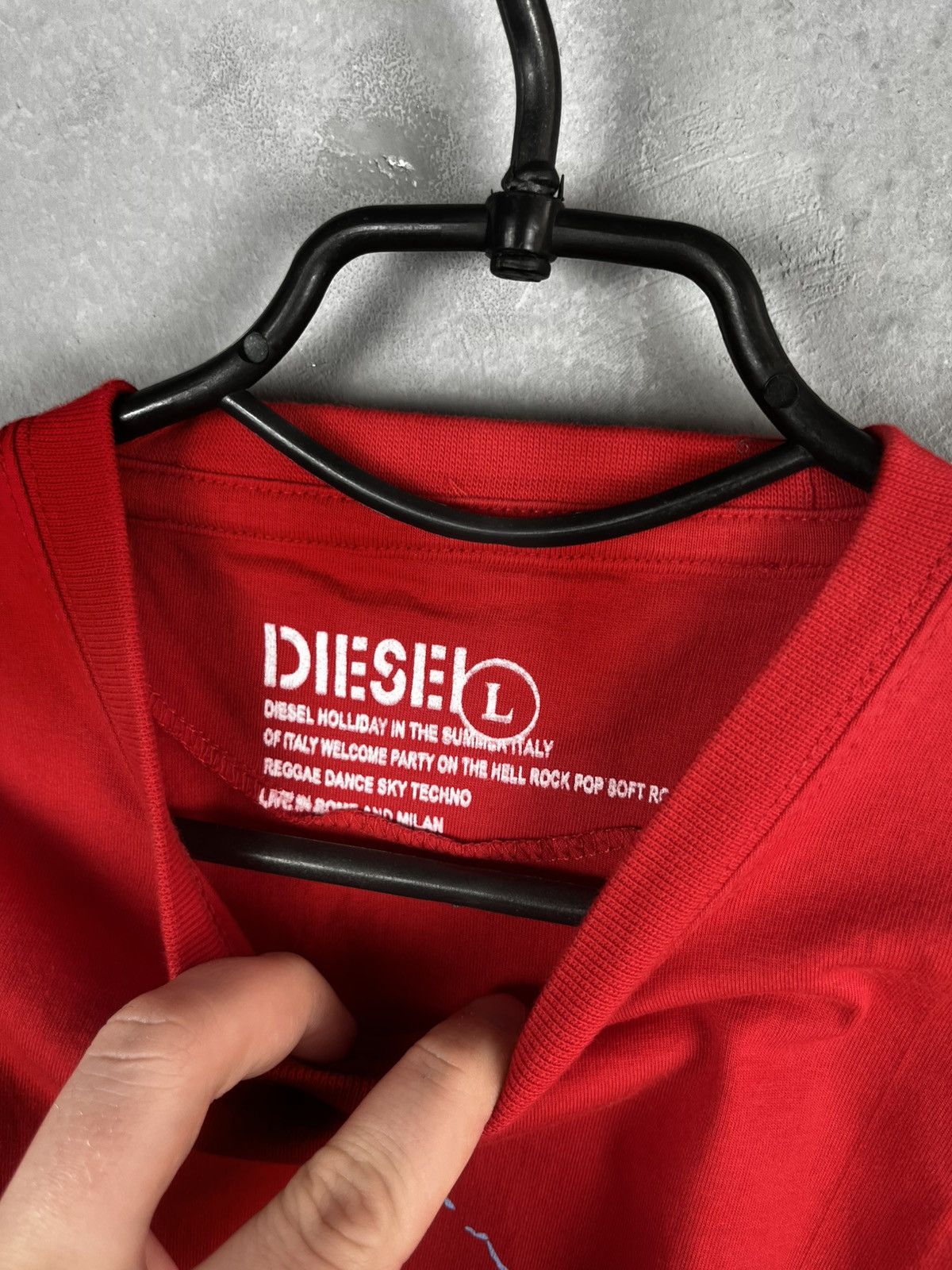 Diesel Diesel big logo vintage 90s t shirt Size US L / EU 52-54 / 3 - 5 Thumbnail