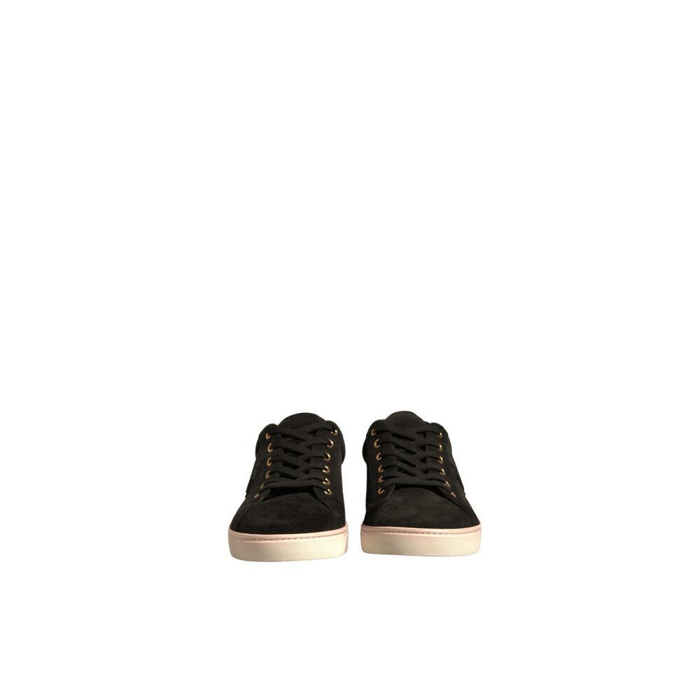 Dolce & Gabbana Dolce & Gabbana Black Logo Suede Leather Men Sneakers Shoes Size US 6 / EU 39 - 3 Thumbnail