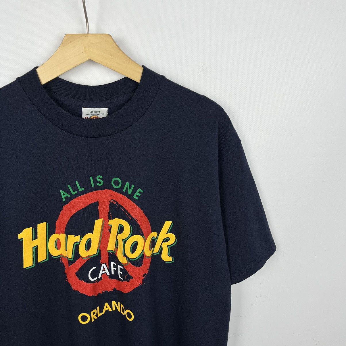 Hard Rock Cafe Vintage Hard Rock Cafe y2k big logo made in USA T shirt 90’s Size US M / EU 48-50 / 2 - 2 Thumbnail