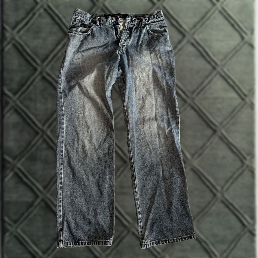 Vintage Vintage Y2K Miskeen Jeans Mens Size 32 Distressed Embroidered Size US 32 / EU 48 - 1 Thumbnail