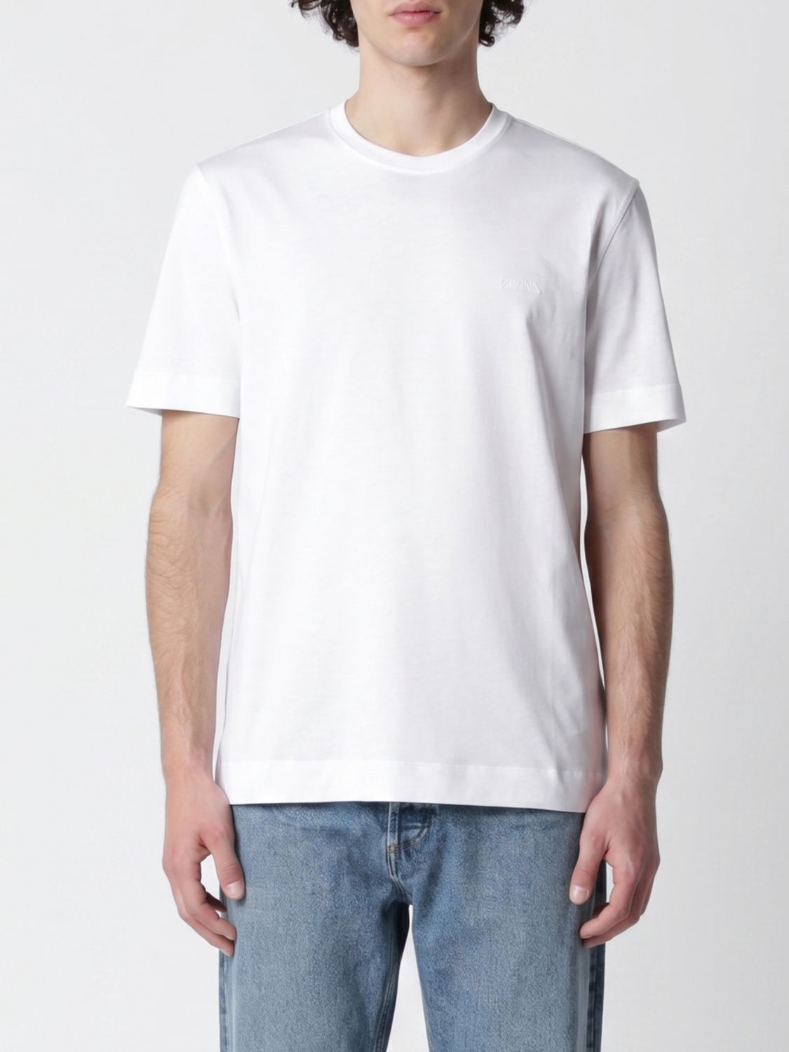 Ermenegildo Zegna Zegna T-Shirt Men White Size US L / EU 52-54 / 3 - 1 Thumbnail