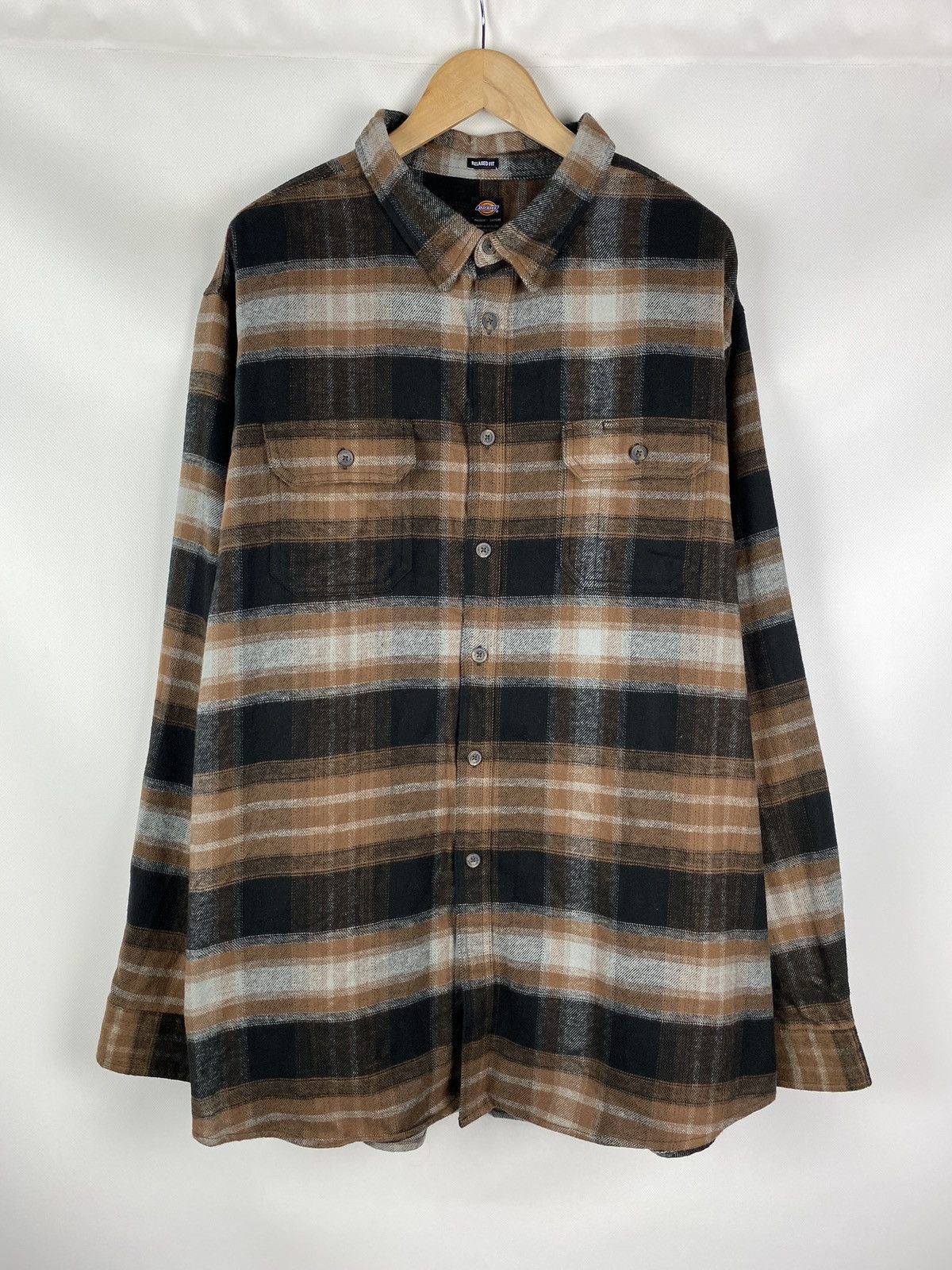 Dickies Dickies men’s checked flannel button up shirt size 3XL Size US XXL / EU 58 / 5 - 1 Thumbnail