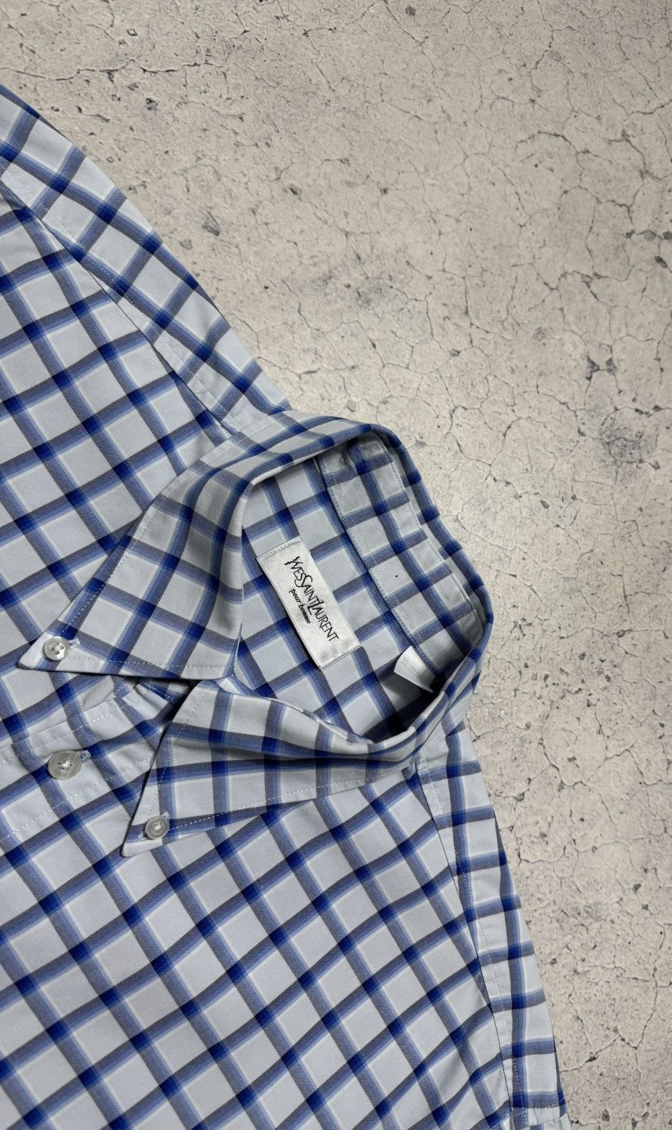 Yves Saint Laurent Yves Saint Laurent YSL Luxury Button Up Vintage Shirt Size US L / EU 52-54 / 3 - 9 Thumbnail