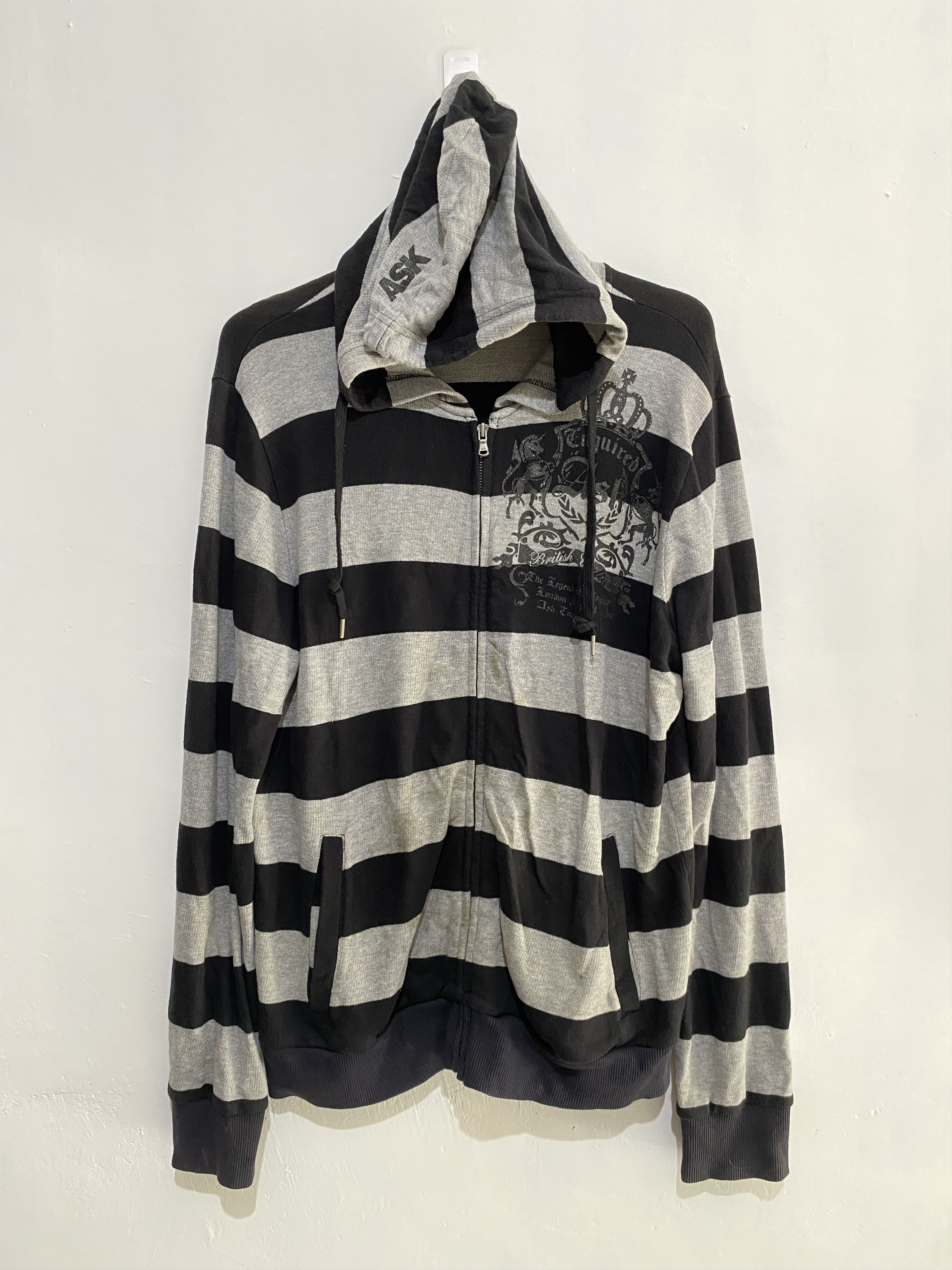 Le Grande Bleu (L.G.B.) Vintage ask enquiered poem striped ifsixwasnine style Size US XL / EU 56 / 4 - 1 Thumbnail