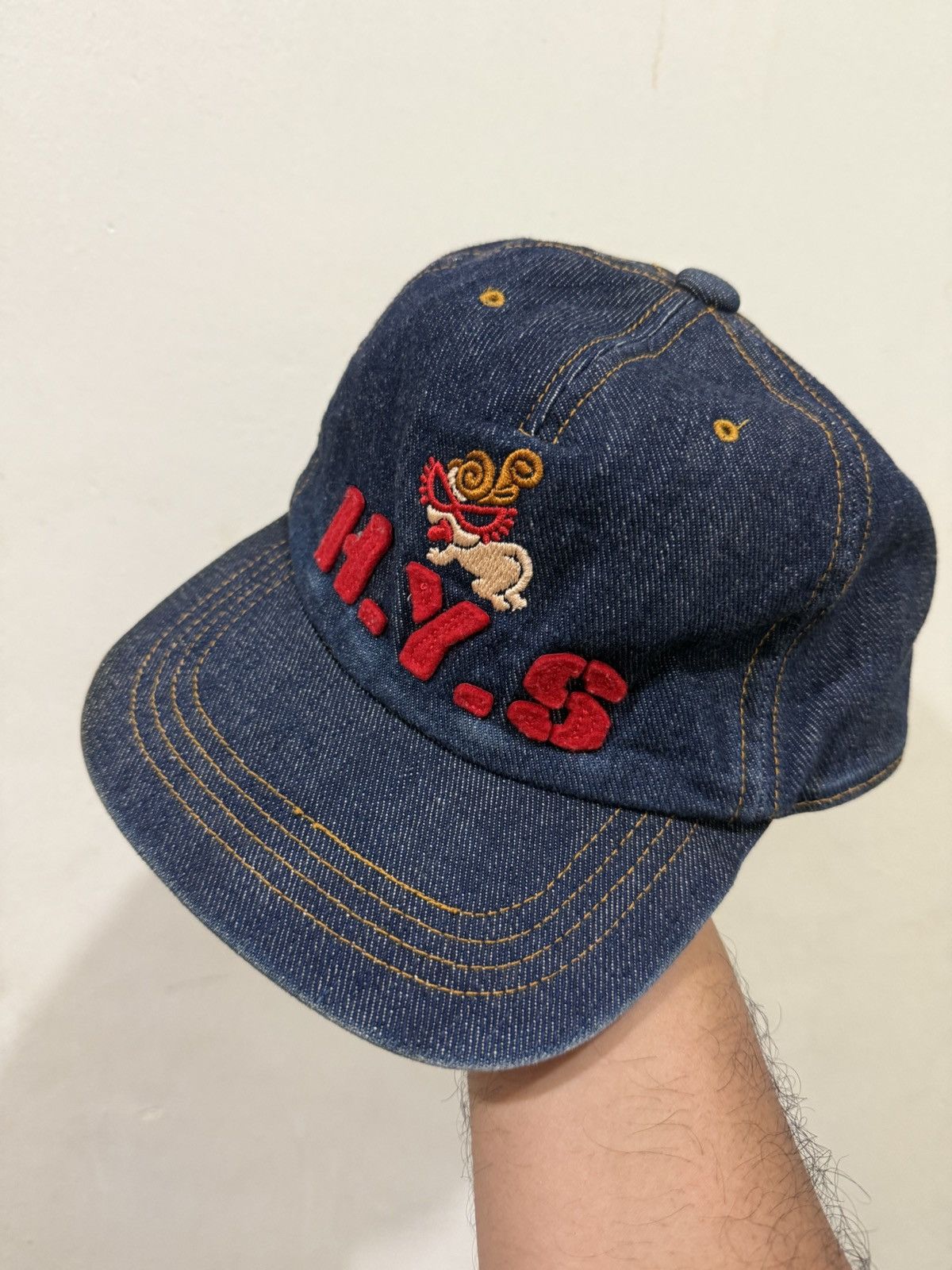 Hysteric Glamour HYS Denim Hat Size ONE SIZE - 1 Thumbnail