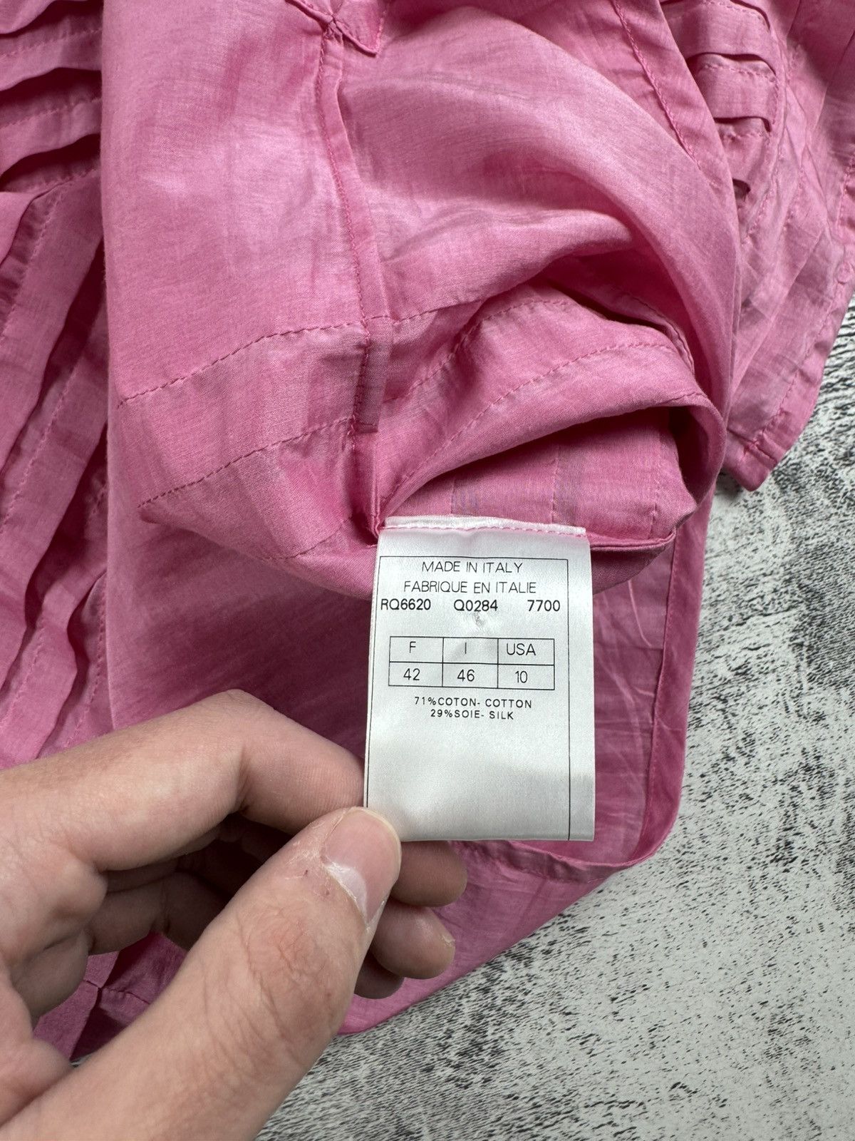 John Galliano John Galliano Rose Silk Striped Y2K Dress Shirt Blouse Top Size L / US 10 / IT 46 - 12 Thumbnail