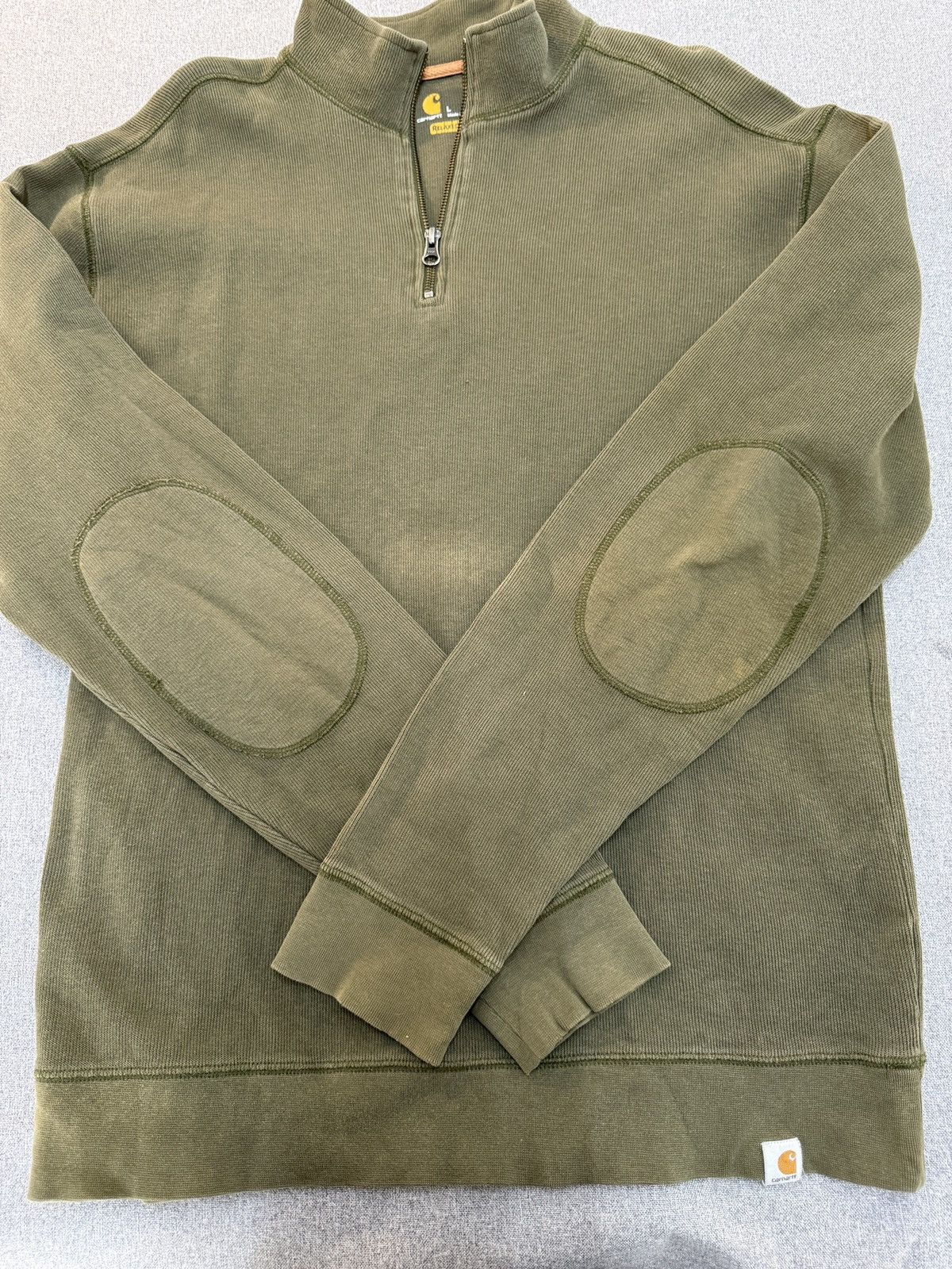 Carhartt Olive Green Sweater Carhartt Size US L / EU 52-54 / 3 - 4 Thumbnail