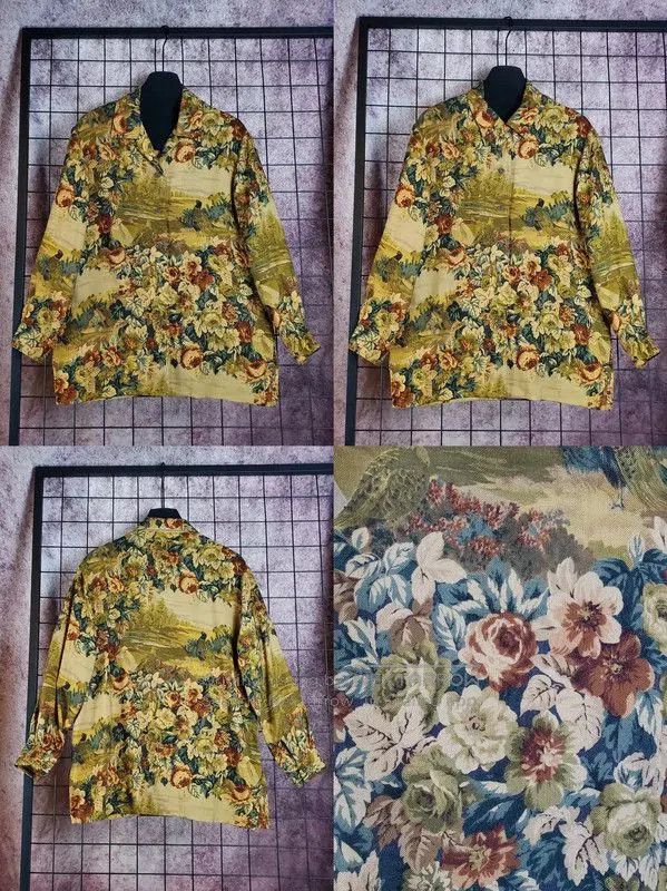 Burberry Burberry Floral Pattern Long Sleeve Shirt for Women. Size L / US 10 / IT 46 - 1 Thumbnail