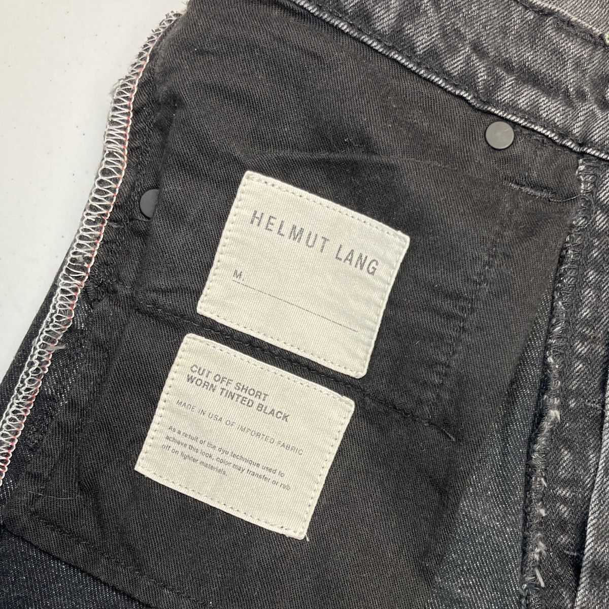Helmut Lang Helmut Lang Distressed Denim Shorts Size 24" / US 00 / IT 34 - 5 Thumbnail