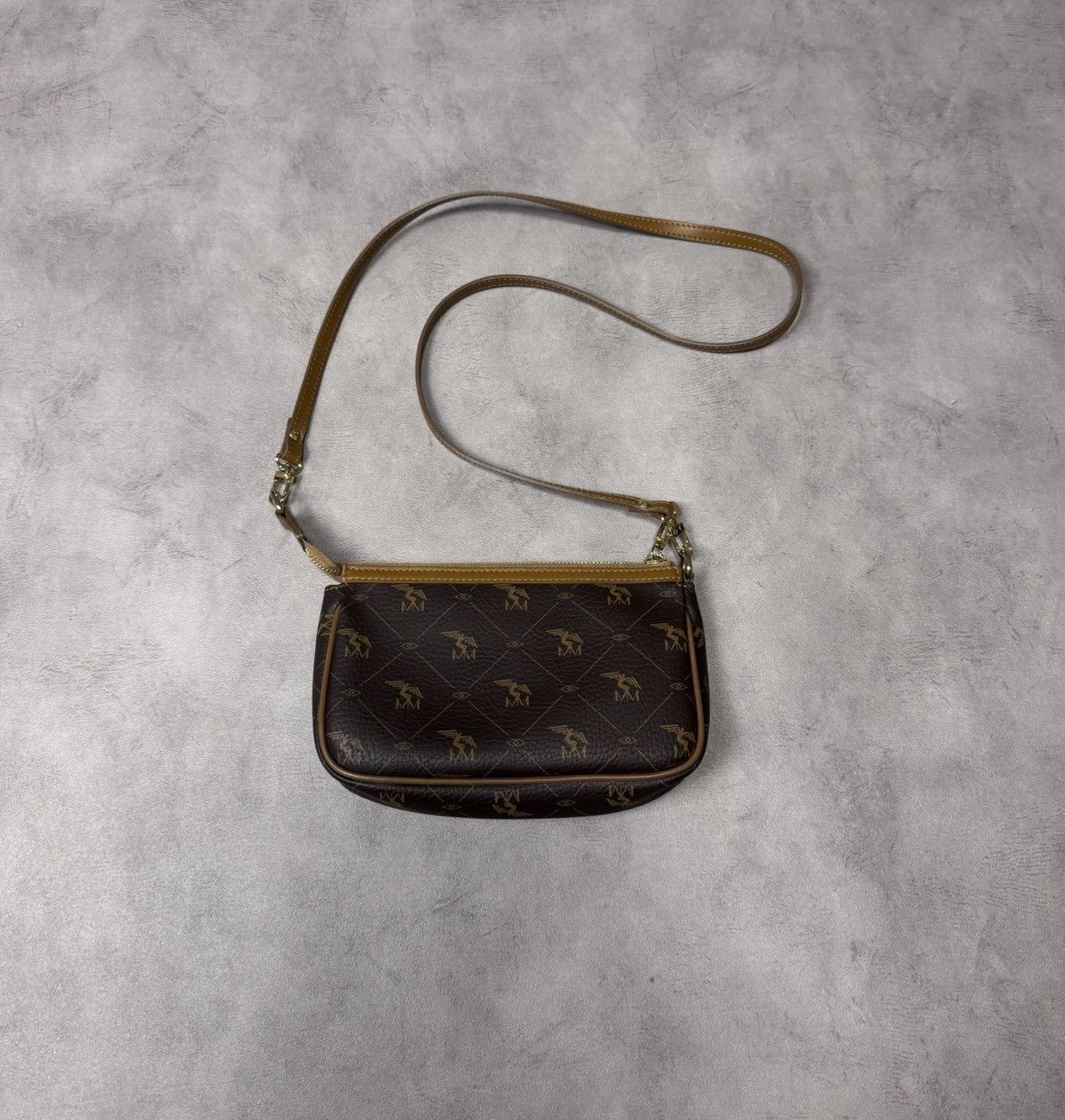 Maison Mollerus Mollerus Women’s Shoulderbag Pecarus Brown/Gold Missy Size ONE SIZE - 2 Thumbnail