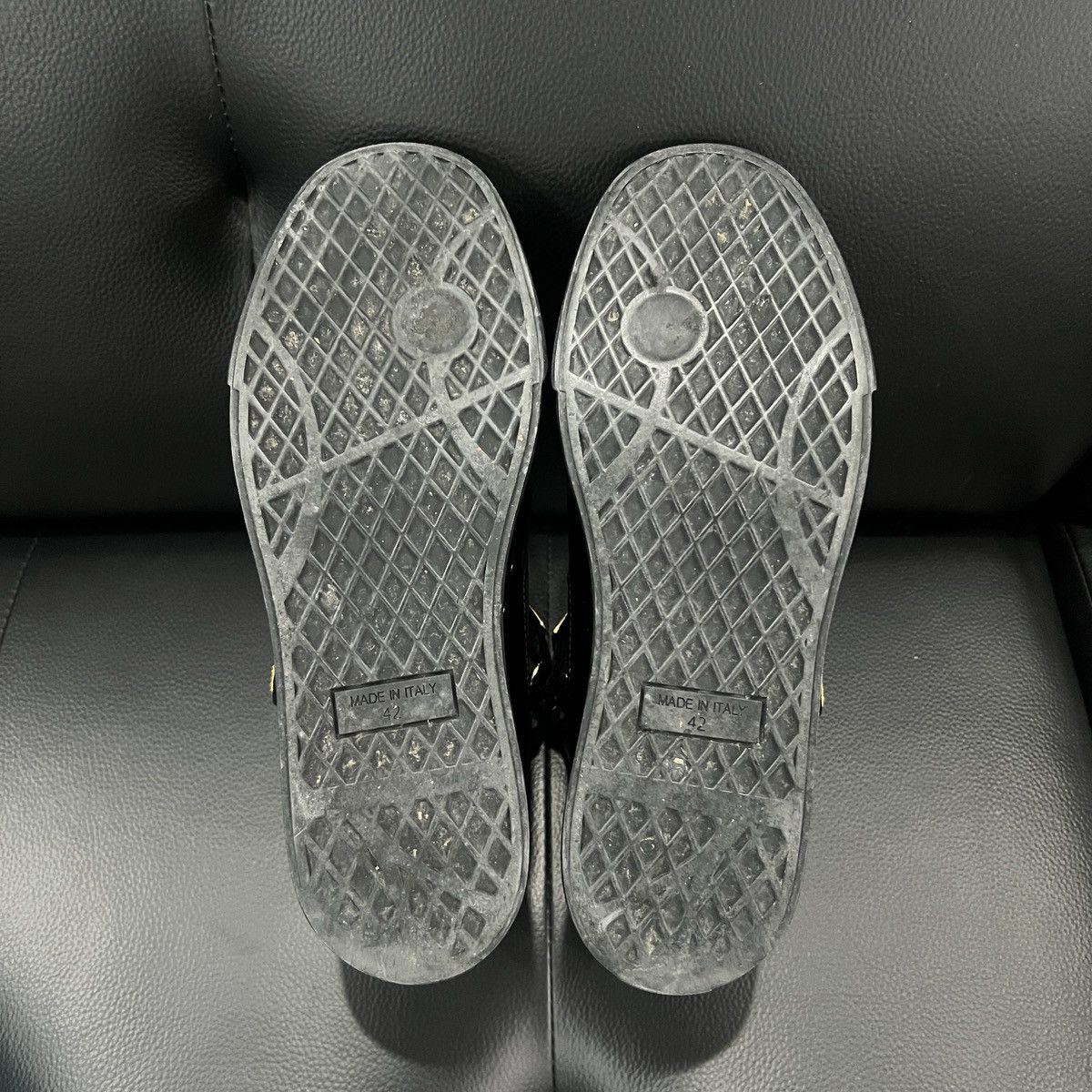 Giuseppe Zanotti Giuseppe Zanotti GZ Double Buckle Patent High-Top Sneakers V Size US 9 / EU 42 - 17 Thumbnail