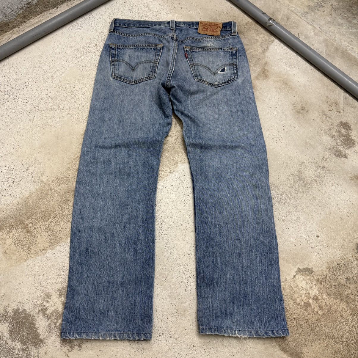 Levi's Vintage Levis 501 Repaired ZipFly Distressed Denim Pants Size US 31 - 2 Thumbnail