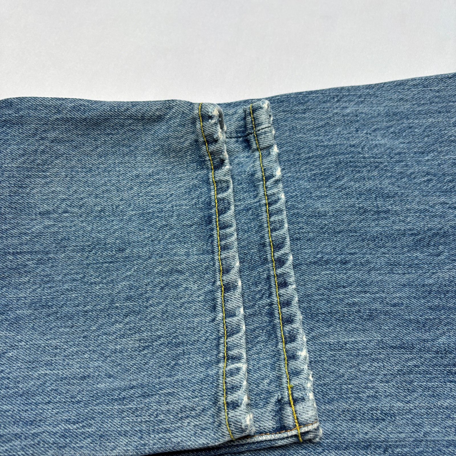 Sid Mashburn $185 Sid Mashburn Light Wash Denim 40x32 Slim Straight Jeans Size US 40 / EU 56 - 13 Thumbnail