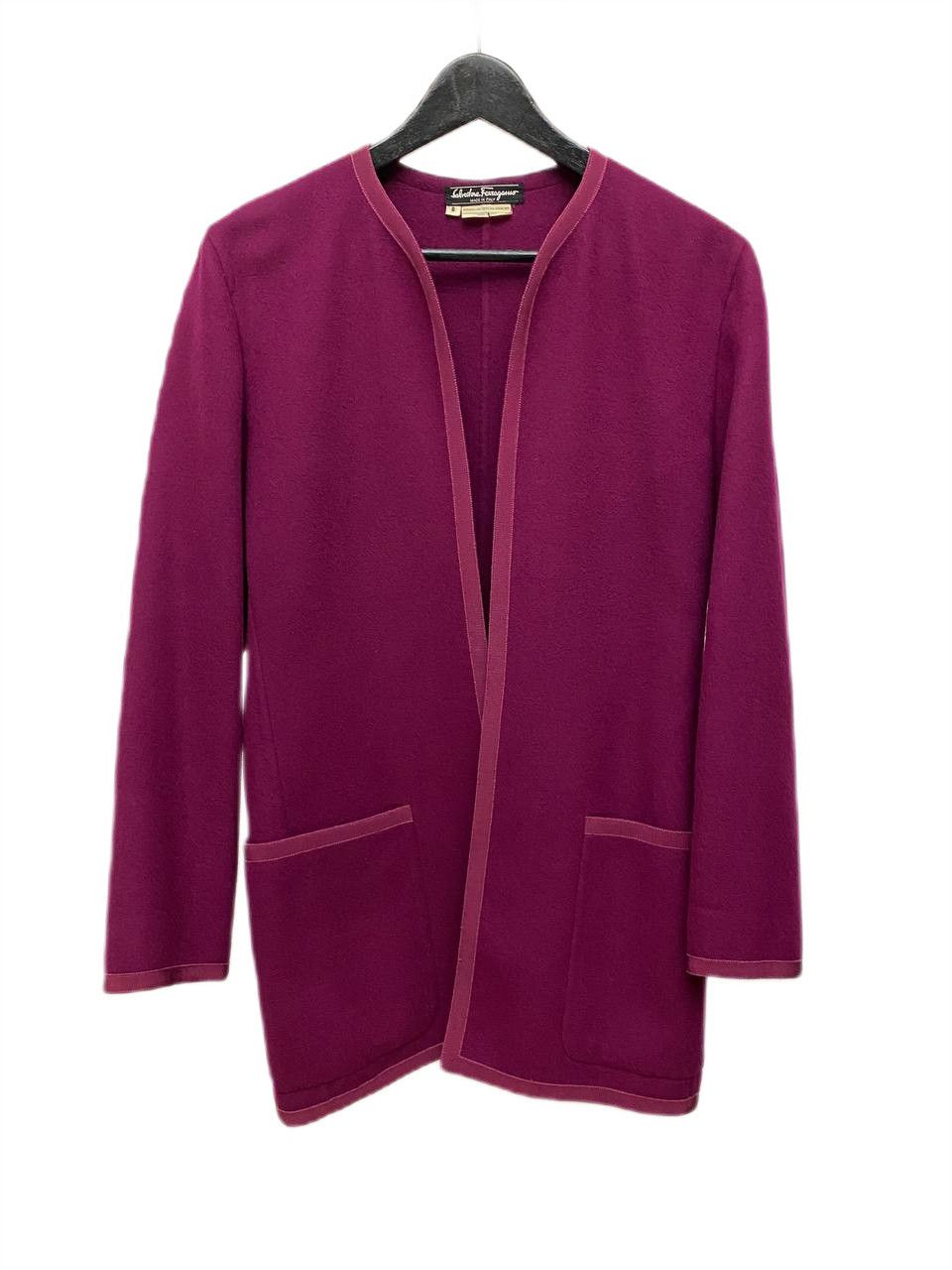Salvatore Ferragamo Salvatore Ferragamo Wool Classic Casual Blazer Jacket Coat Size M / US 6-8 / IT 42-44 - 1 Thumbnail