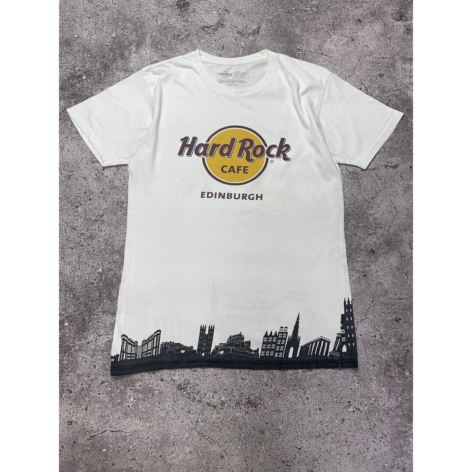 T-SHIRT HARD ROCK Cafe Edinburgh taille S EUR 9,14