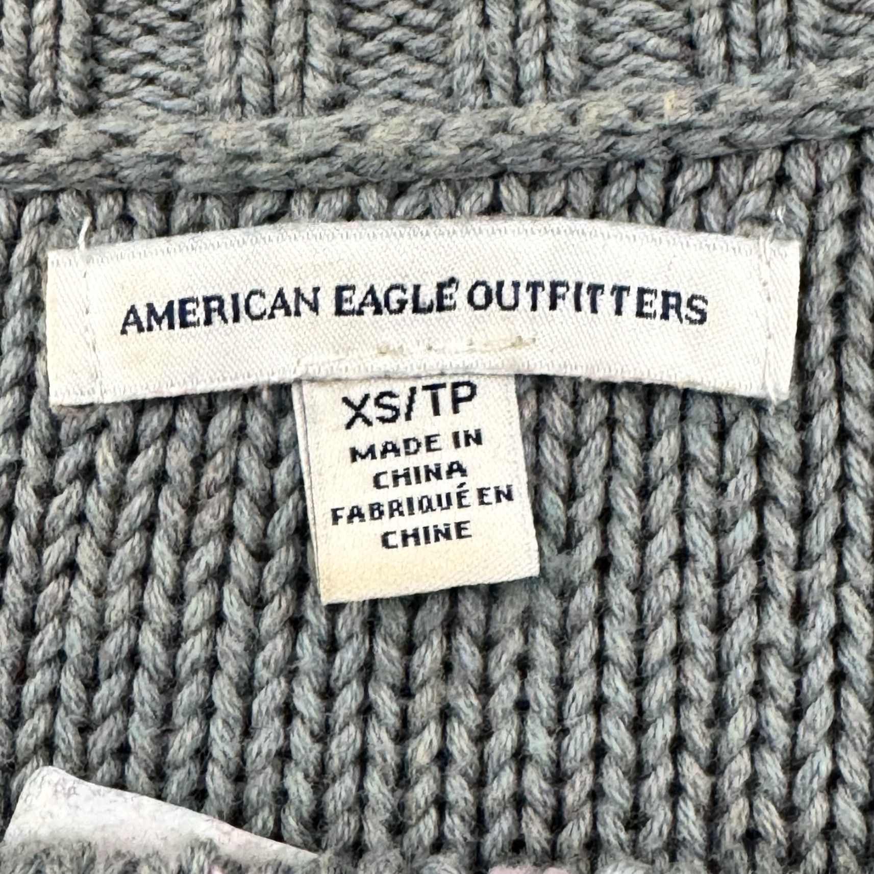 American Eagle Outfitters American Eagle Sweater Womens XS Crochet Knit Boho Grandmacore Cozy Slouchy 2013 Size XS / US 0-2 / IT 36-38 - 5 Thumbnail