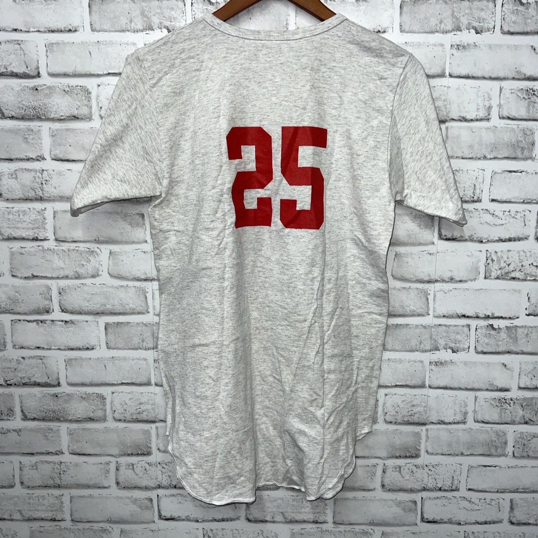 Vintage Eagle USA St Louis Henley T-Shirt Mens Size S White Cardinals Shirt 90s? Size US S / EU 44-46 / 1 - 4 Thumbnail