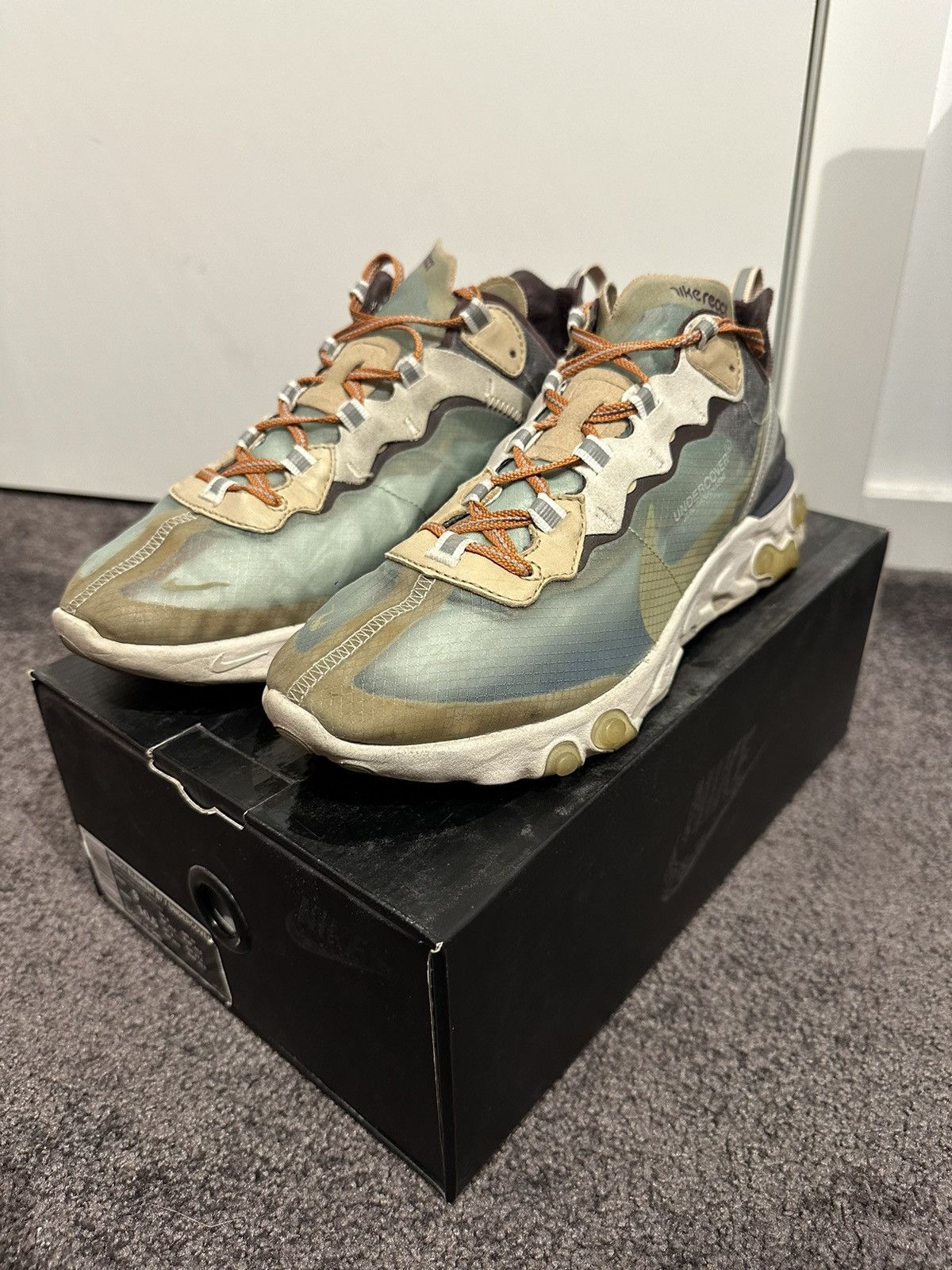 Undercover Nike x Undercover React Element 87 Green Mist Grailed