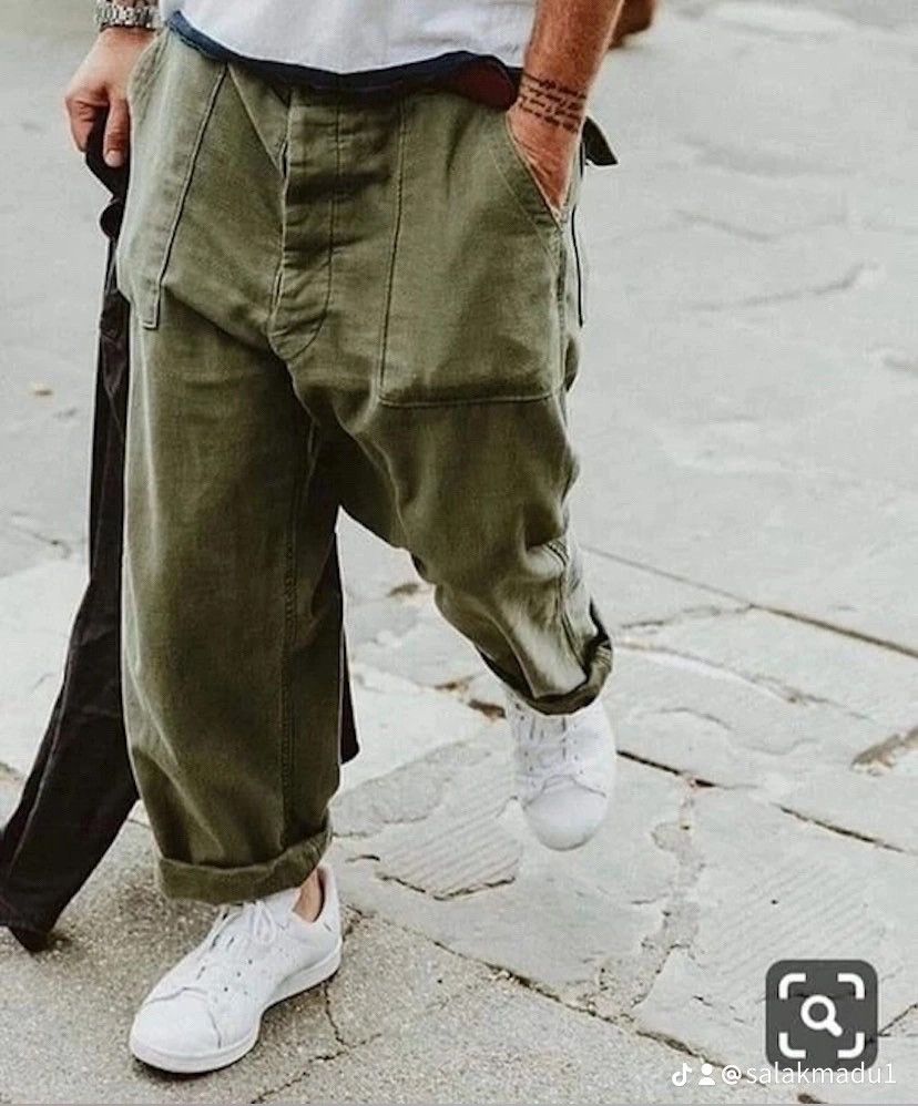 Japanese Brand × Vintage Japan fatigue hbt baker pants Size US 28 / EU 44 - 1 Thumbnail