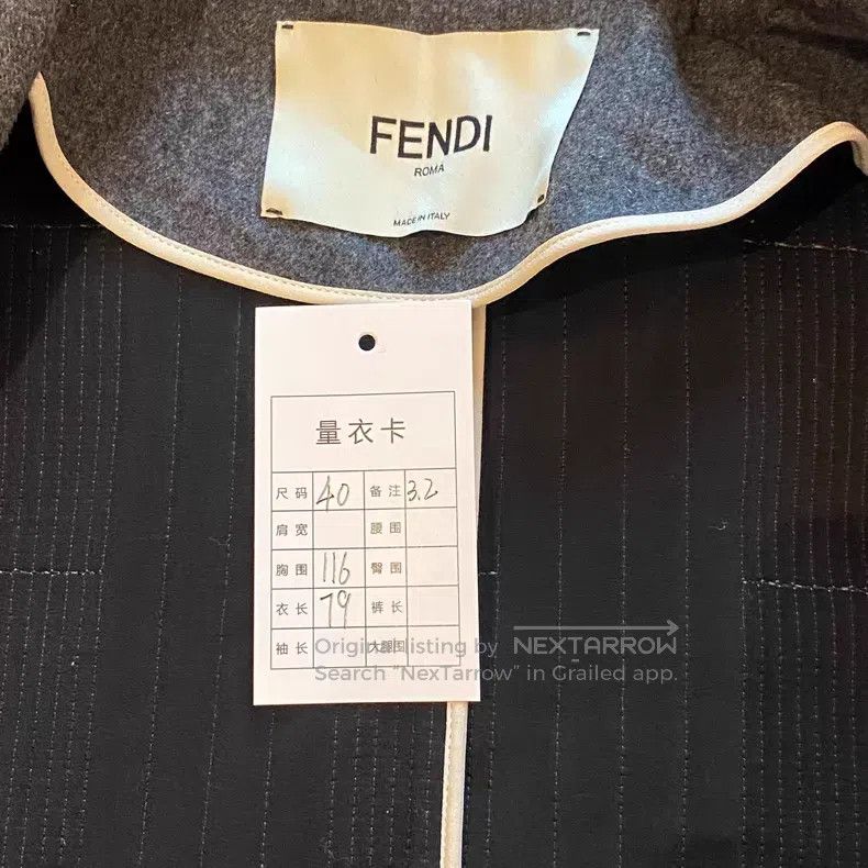 Fendi Fendi Gray Cashmere Bubble Sleeve Showpiece Coat Size XS / US 0-2 / IT 36-38 - 6 Thumbnail