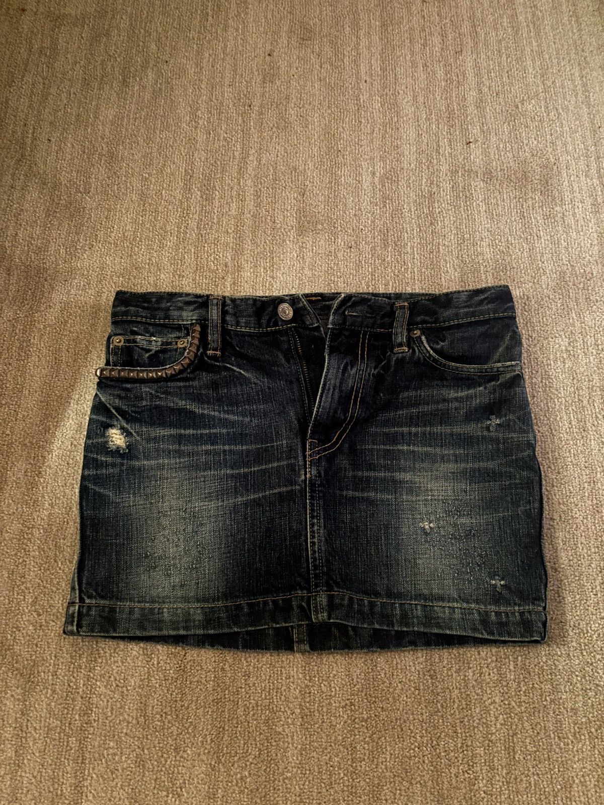 Hysteric Glamour Hysteric Glamour studded mini denim skirt Size 25" / US 0 / IT 36 - 1 Thumbnail